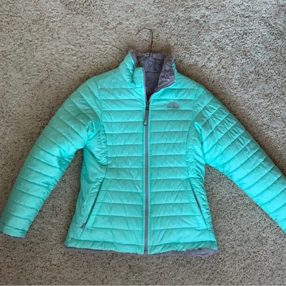 New With Out Tag/NWOT-The North Face Big Girls Aqua Puffer Jacket, Size L Large